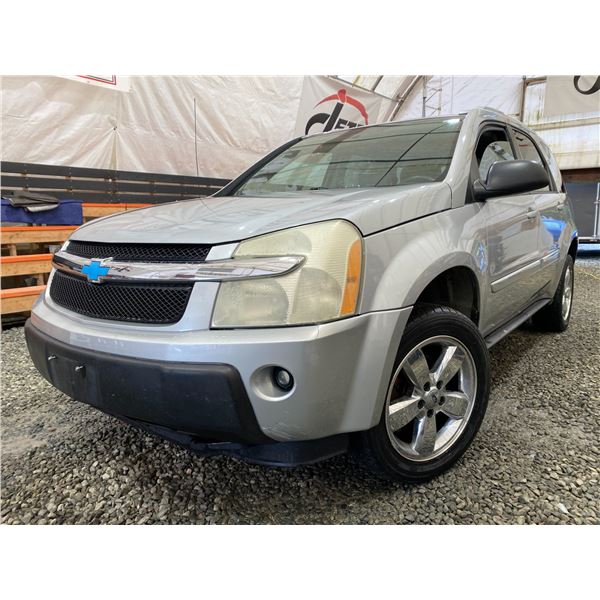 PARKSVILLE - 2005 CHEVY EQUINOX  SILVER 172836 KMS - B006364