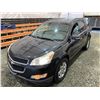 Image 4 : PARKSVILLE - 2010 CHEVROLET TRAVERSE BLACK 247154 KMS - B230167