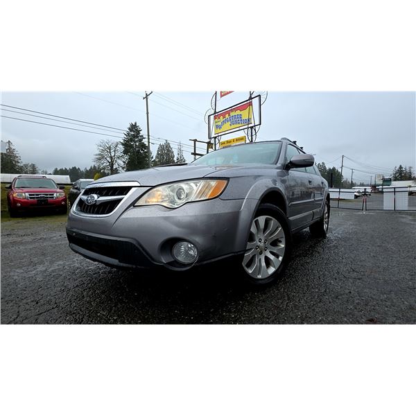 DUNCAN - 2008 SUBARU OUTBACK SILVER  224083 KMS - D340173A