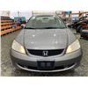 Image 6 : PARKSVILLE - 2005 HONDA CIVIC GREY 151247 KMS - D809317