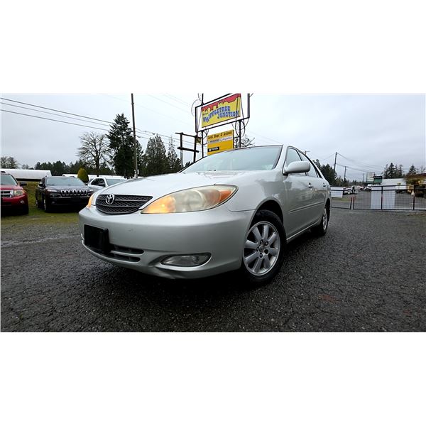 DUNCAN - 2003 TOYOTA CAMRY GRAY  280181 KMS - D123325A