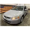 Image 3 : PARKSVILLE - 2004 HONDA ACCORD SILVER 284720 KMS - D800455