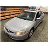Image 4 : PARKSVILLE - 2004 HONDA ACCORD SILVER 284720 KMS - D800455