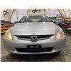 Image 5 : PARKSVILLE - 2004 HONDA ACCORD SILVER 284720 KMS - D800455
