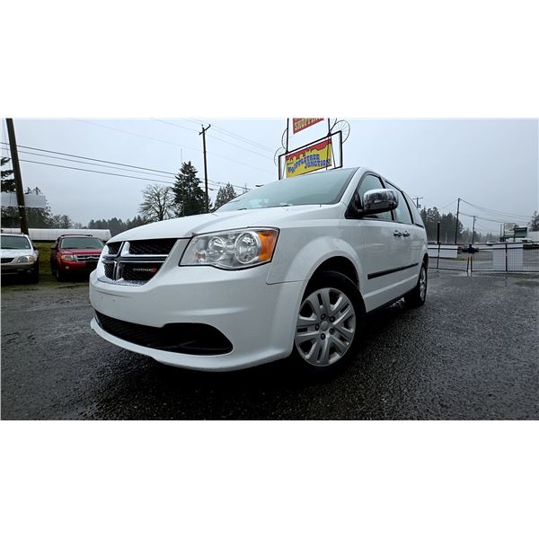 DUNCAN - 2016 DODGE GRAND CARAVAN WHITE 138932 KMS - D309091