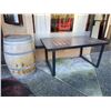 Image 1 : Outdoor dining table & "Burrowing Owl" wine cask barrel