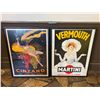 Image 1 : 2 pc - "Cinzano" & "Martini Vermouth" framed pictures