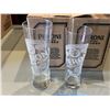 Image 2 : Peroni beer glasses - 0.41 & 0.31 sizes - Approx. 30