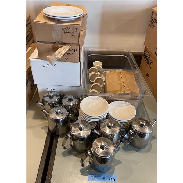 Group - Teapots, tea cups, saucers etc.