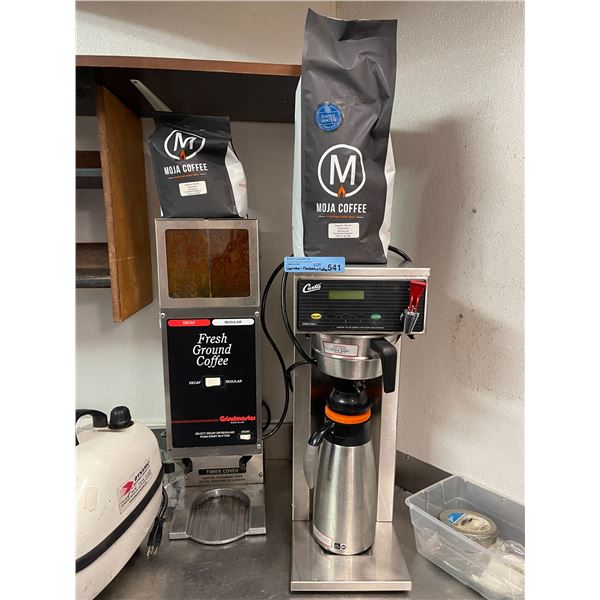 Curtis D500 commercial coffee maker & Grindmaster commercial coffee grinder - Tested & working