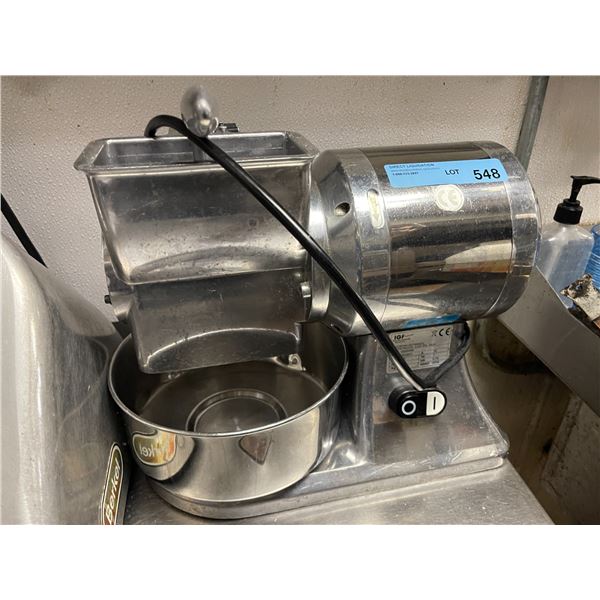 Commercial stainless steel parmesan cheese grater - Tested & working