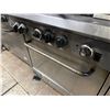 Image 4 : Southbend commercial stainless steel gas flat top / stove / oven combo - 61x31x32" - Tested & workin