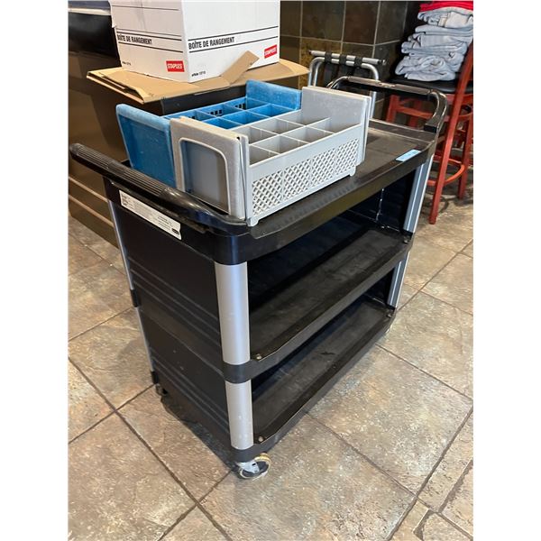 Rubbermaid rolling cart