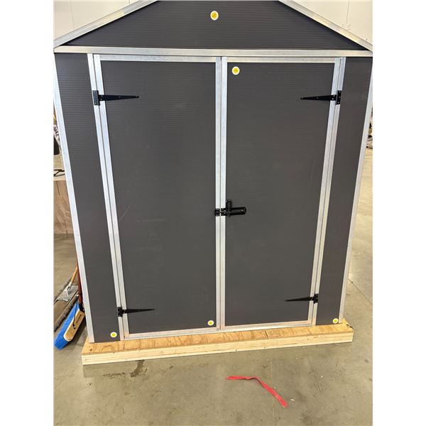 Aluminum Framed Garden Shed - 69x89x86" - New Condition