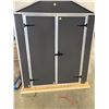 Image 1 : Aluminum Framed Garden Shed - 69x89x86" - New Condition