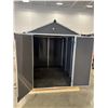Image 5 : Aluminum Framed Garden Shed - 69x89x86" - New Condition