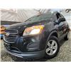 Image 1 : PARKSVILLE-2016 CHEVROLET TRAX  BLACK AWD 146669KMS - B232707
