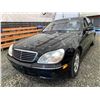 Image 3 : PARKSVILLE - 2001 MERCEDES-BENZ S-CLASS BLACK 309654 KMS - D164445