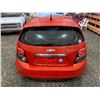 Image 19 : PARKSVILLE - 2012 CHEVROLET SONIC ORANGE 199270 KMS - B101247