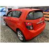 Image 21 : PARKSVILLE - 2012 CHEVROLET SONIC ORANGE 199270 KMS - B101247
