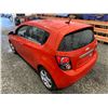 Image 22 : PARKSVILLE - 2012 CHEVROLET SONIC ORANGE 199270 KMS - B101247