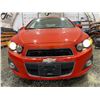 Image 5 : PARKSVILLE - 2012 CHEVROLET SONIC ORANGE 199270 KMS - B101247