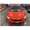 Image 7 : PARKSVILLE - 2012 CHEVROLET SONIC ORANGE 199270 KMS - B101247