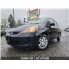 Image 1 : DUNCAN - 2007 HONDA FIT, BLACK, 212243 KMS, FRONT WHEEL DRIVE. - D814658