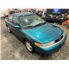 Image 10 : PARKSVILLE - 1997 MERCURY MYSTIQUE BASE, GREEN, 127022 KMS, FRONT WHEEL DRIVE. - B612597