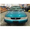 Image 6 : PARKSVILLE - 1997 MERCURY MYSTIQUE BASE, GREEN, 127022 KMS, FRONT WHEEL DRIVE. - B612597