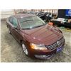Image 10 : PARKSVILLE - 2013 VOLKSWAGEN PASSAT RED 159556 KMS - D075125