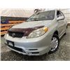 Image 1 : PARKSVILLE - 2003 TOYOTA COROLLA MATRIX SILVER  299999 TMU - B756625