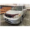 Image 3 : PARKSVILLE - 2003 TOYOTA COROLLA MATRIX SILVER  299999 TMU - B756625