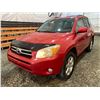 Image 3 : PARKSVILLE - 2008 TOYOTA RAV4 RED 244513 KMS - D088250