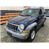 Image 3 : PARKSVILLE - 2006 JEEP LIBERTY BLUE 242590 KMS - B109232