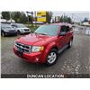 Image 2 : DUNCAN - 2008 FORD ESCAPE, RED, 294975 KMS, 4X4. - DA41178