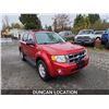 Image 6 : DUNCAN - 2008 FORD ESCAPE, RED, 294975 KMS, 4X4. - DA41178