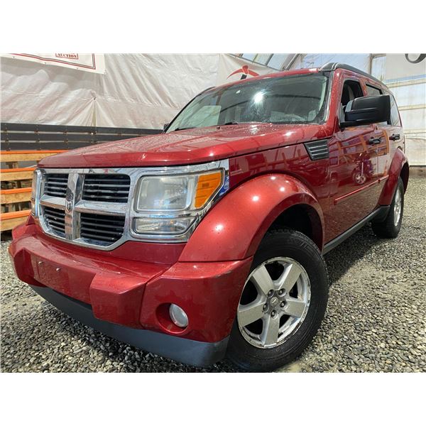 PARKSVILLE - 2008 DODGE NITRO RED 250078 KMS - B168858
