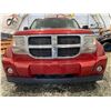 Image 5 : PARKSVILLE - 2008 DODGE NITRO RED 250078 KMS - B168858