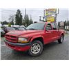 Image 1 : DUNCAN -- 2002 DODGE DAKOTA EXT CAB, RED, 236766 KM