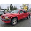 Image 2 : DUNCAN -- 2002 DODGE DAKOTA EXT CAB, RED, 236766 KM
