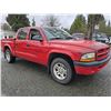 Image 8 : DUNCAN -- 2002 DODGE DAKOTA EXT CAB, RED, 236766 KM