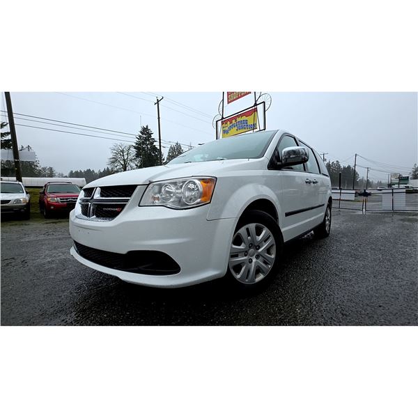 DUNCAN - 2016 DODGE GRAND CARAVAN WHITE 138932 KMS - D309091