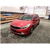 Image 3 : PARKSVILLE - 2018 KIA FORTE LX, RED, 182941 KMS, FRONT WHEEL DRIVE. - D170156