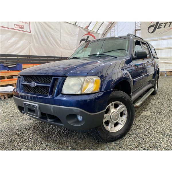 PARKSVILLE - 2004 FORD EXPLORER SPORT TRAC BLUE 261421 KMS - BC03427