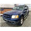 Image 3 : PARKSVILLE - 2004 FORD EXPLORER SPORT TRAC BLUE 261421 KMS - BC03427