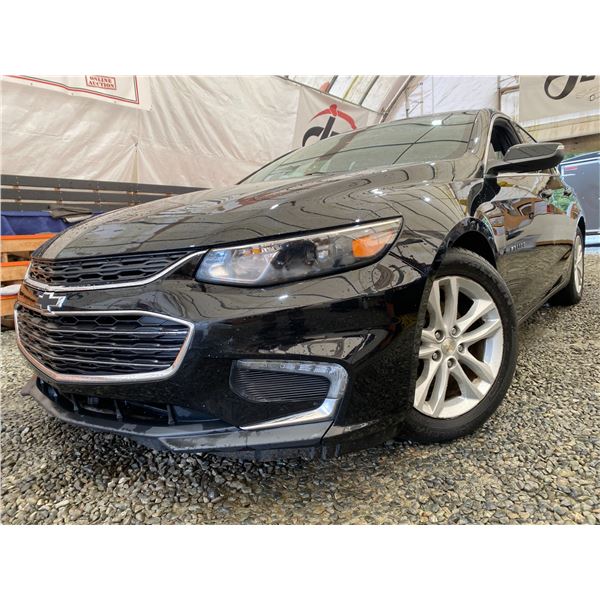 PARKSVILLE - 2017 CHEVROLET MALIBU BLACK 142851 KMS - J213934