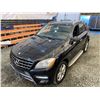 Image 4 : PARKSVILLE - 2012 MERCEDES-BENZ ML-CLASS BLACK 188331 KMS - D002489