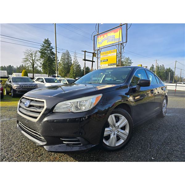 DUNCAN - 2016 SUBARU LEGACY BLACK 257644 KMS - D015439