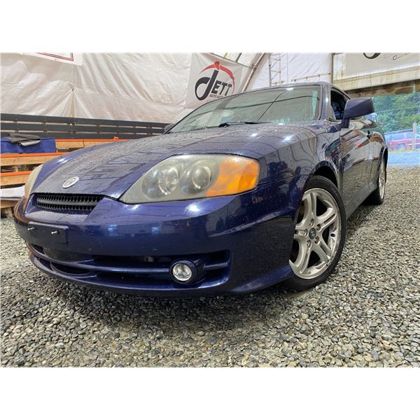 PARKSVILLE - 2003 HYUNDAI TIBURON BLUE 215927 KMS - B077777